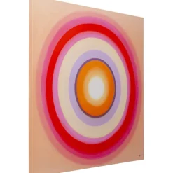 Tableau sur toile Tendency Circle rose 120x120cm