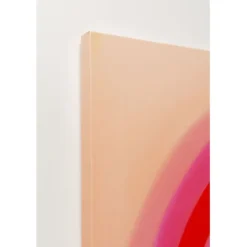 Tableau sur toile Tendency Circle rose 120x120cm