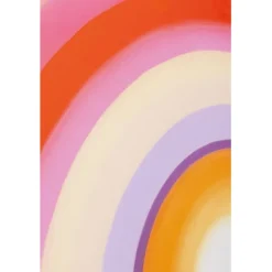 Tableau sur toile Tendency Circle rose 120x120cm