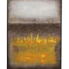 Tableau sur toile Vista jaune 90x120cm
