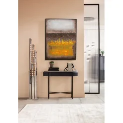 Tableau sur toile Vista jaune 90x120cm