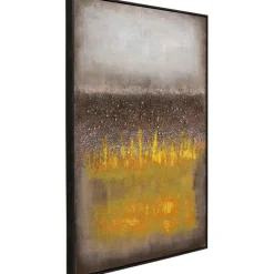 Tableau sur toile Vista jaune 90x120cm