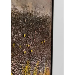 Tableau sur toile Vista jaune 90x120cm