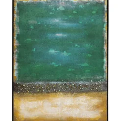 Tableau sur toile Vista vert 90x120cm