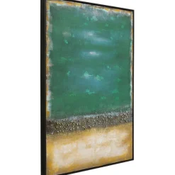 Tableau sur toile Vista vert 90x120cm