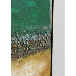 Tableau sur toile Vista vert 90x120cm