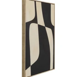 Tableau sur toîle Classic Shape Blacky 60x90cm