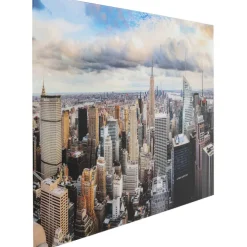 Tableau verre City View 150x100cm