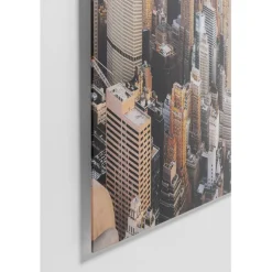 Tableau verre City View 150x100cm