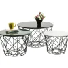 Tables basses East Coast rond (jeu de 3)