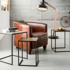 Tables d appoint Loft Square Vintage (jeu de 3) 41