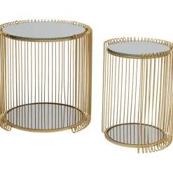 Tables d appoint Wire Double laiton (2/Set)