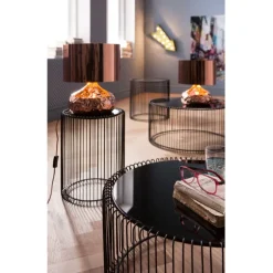 Tables d appoint Wire noir (set/2) Ø44cm
