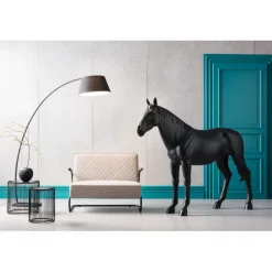 Tables d appoint Wire noir (set/2) Ø44cm