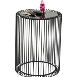 Tables d appoint Wire noir (set/2) Ø44cm