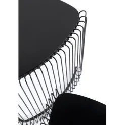 Tables d appoint Wire Triangle noir (2/Set)