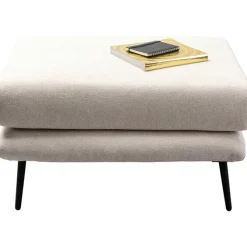 Tabouret Amalfi crème 80x68cm