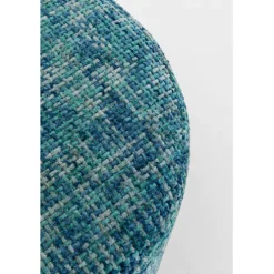 Tabouret Berry High silver bleu Ø39cm