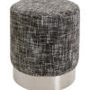 Tabouret Berry High silver gris Ø39cm