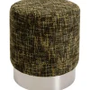 Tabouret Berry High Silver vert Ø39cm