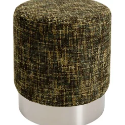 Tabouret Berry High Silver vert Ø39cm