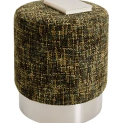 Tabouret Berry High Silver vert Ø39cm