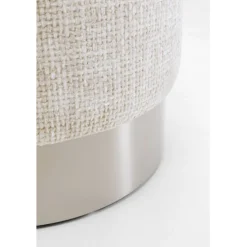 Tabouret Berry High silver beige Ø39cm