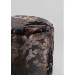 Tabouret Cherry Astoria Gris noir Ø36cm limited