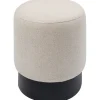 Tabouret Cherry crème-noir Ø36cm