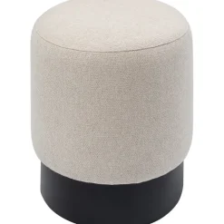 Tabouret Cherry crème-noir Ø36cm