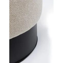 Tabouret Cherry crème-noir Ø36cm