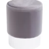 Tabouret Cherry gris clair silver Ø35cm