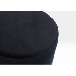 Tabouret Cherry noir laiton Ø35cm