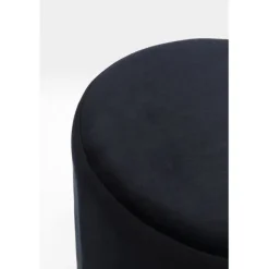 Tabouret Cherry noir laiton Ø35cm
