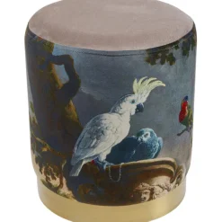 Tabouret Cherry Parrot laiton Ø32cm