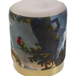 Tabouret Cherry Parrot laiton Ø32cm