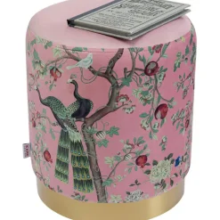 Tabouret Cherry Peacock laiton Ø32cm