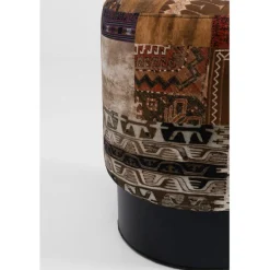 Tabouret Cherry Tahiti noir Ø36cm limited