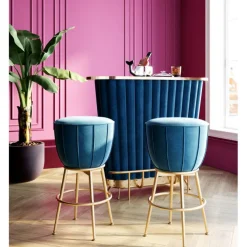 Tabouret de bar After Work doré