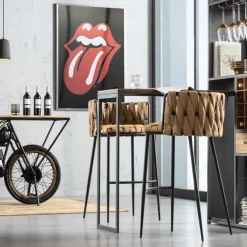 Tabouret de bar Cheerio jaune