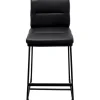 Tabouret de bar Ginny noir 75cm