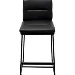 Tabouret de bar Ginny noir 75cm