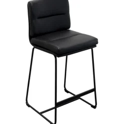Tabouret de bar Ginny noir 75cm