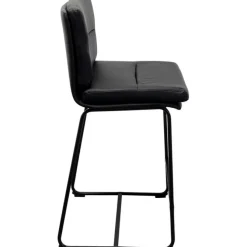 Tabouret de bar Ginny noir 75cm