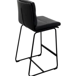 Tabouret de bar Ginny noir 75cm