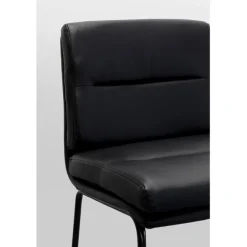 Tabouret de bar Ginny noir 75cm