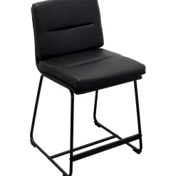 Tabouret de bar Ginny noir 60cm