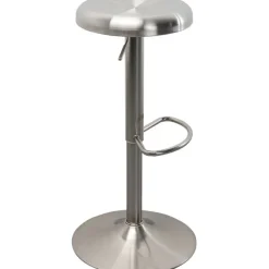 Tabouret de bar Kalea argenté
