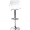 Tabouret de bar Ornament blanc