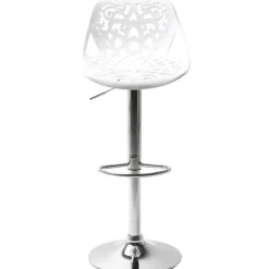 Tabouret de bar Ornament blanc